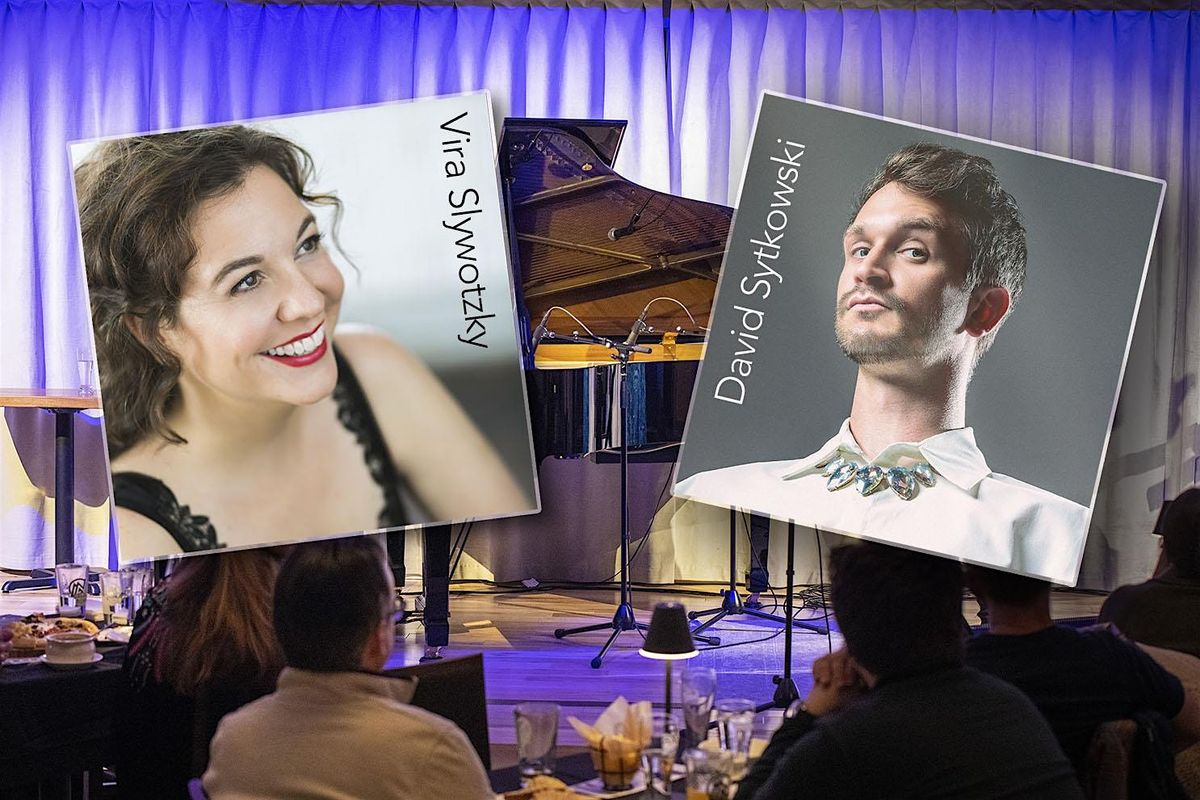 Vira Slywotzky and Pianist David Sytkowski at The Loft at Hermit Woods