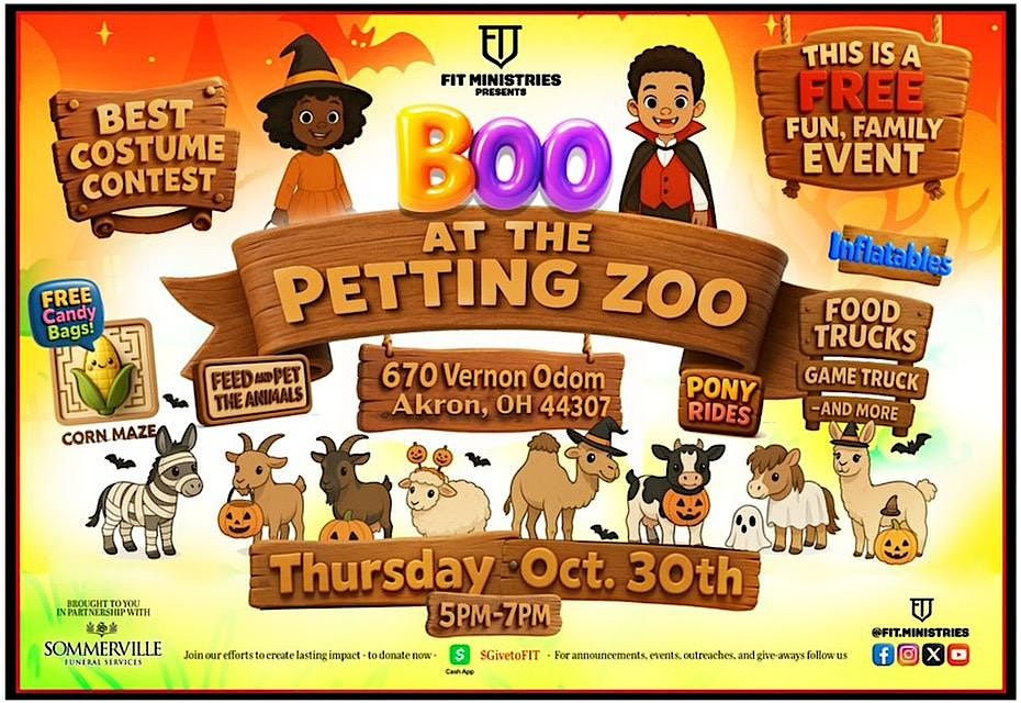Boo at the Petting Zoo