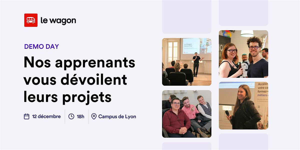 Demo Day : D\u00e9couvrez les projets de nos apprenants