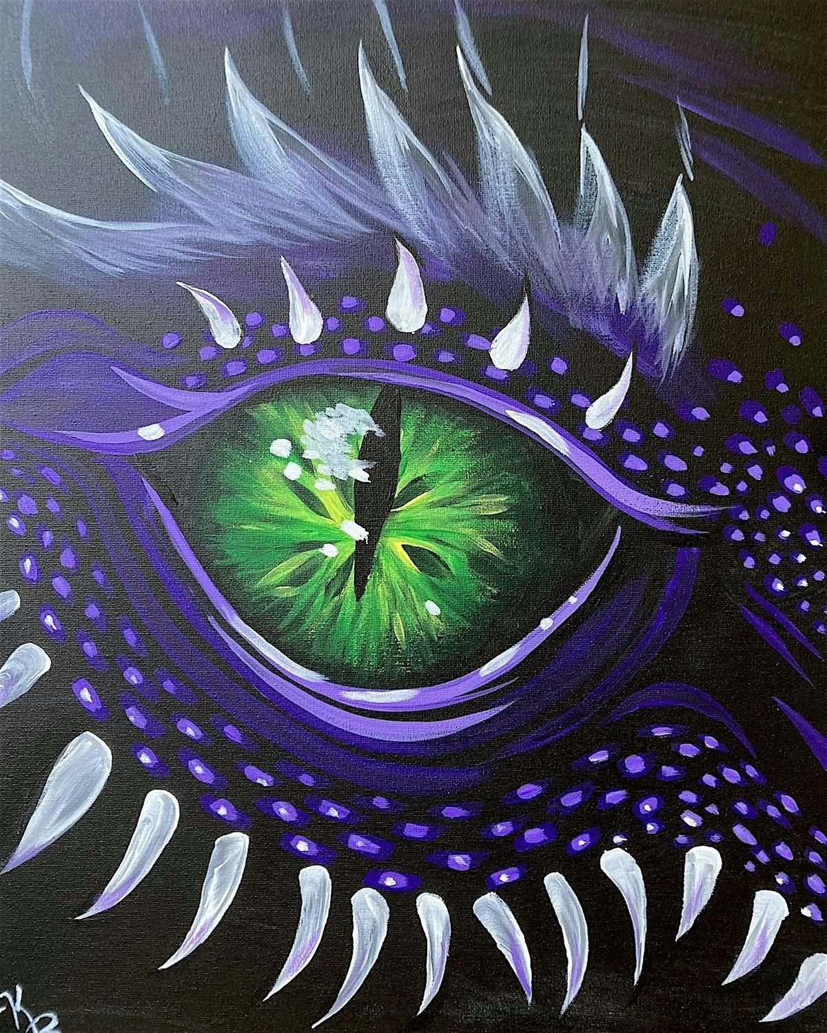 Dragon Eye - Paint and Sip at Nuthouse - Lansing