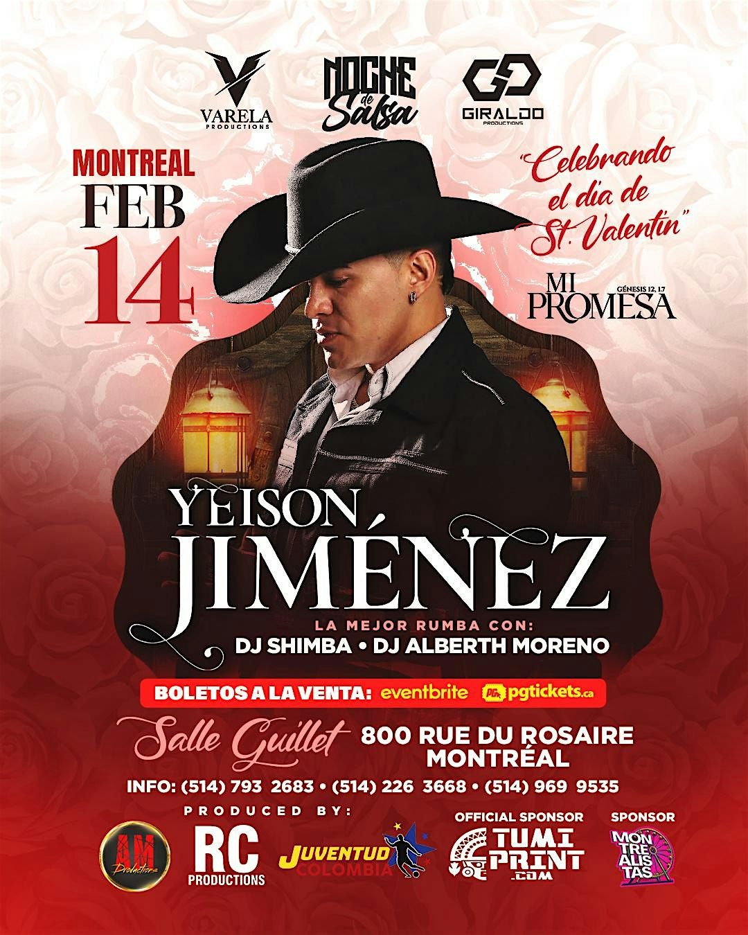 YEISON JIM\u00c9NEZ CONCERT AT MONTREAL MI PROMESA TOUR