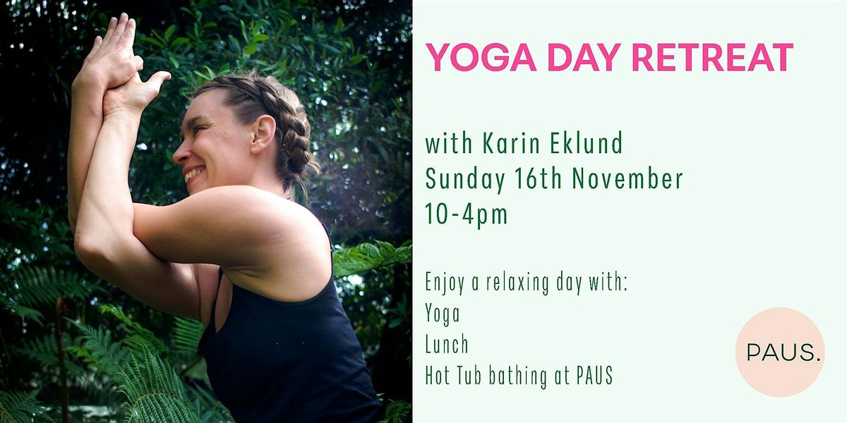 Yoga retreat day at PAUS with Karin Eklund