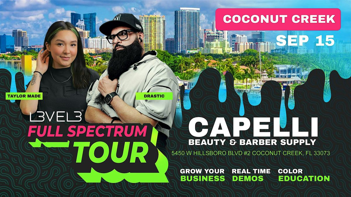 L3VEL3 Full Spectrum Tour - Capelli Beauty & Barber Supply