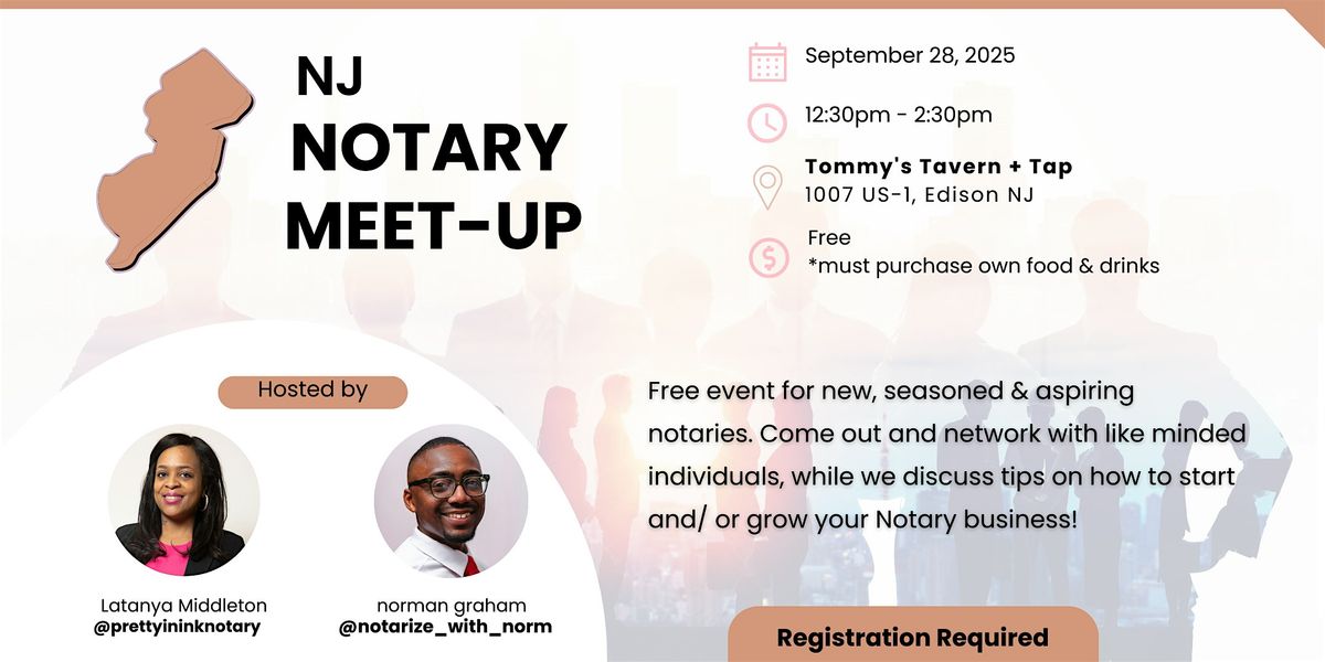NJ Notary Meet-up
