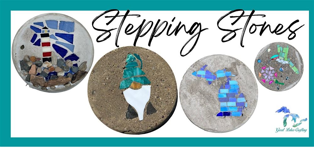 Manchester -- Stained Glass & Concrete Steppingstones Workshop at RRD