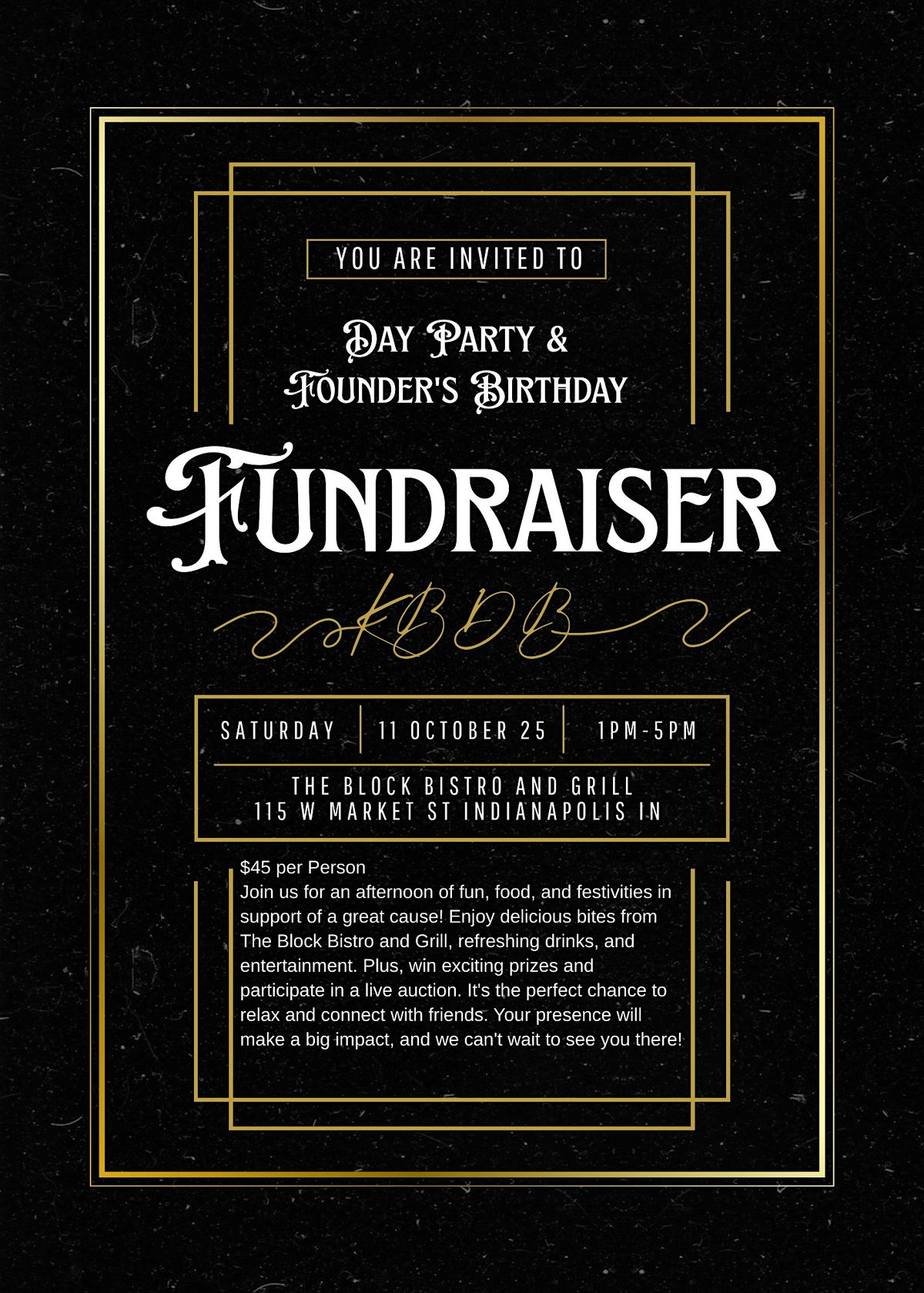 KBDB INC 1st annual Fundraiser and Day Party