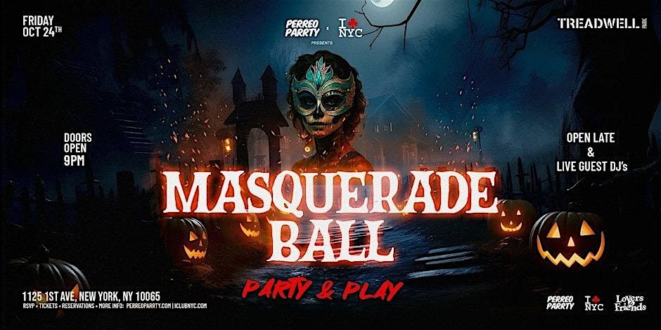 MASQUERADE Halloween Party @ TREADWELL PARK UES 10\/24