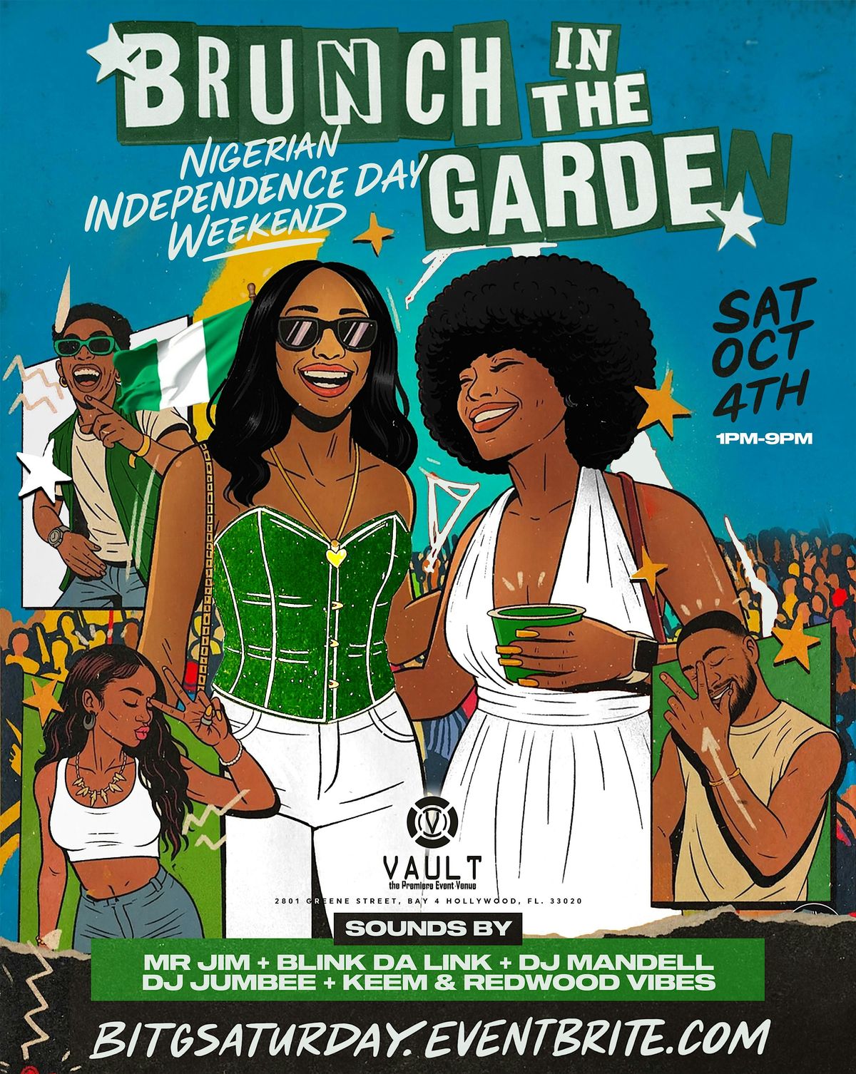 BRUNCH IN THE GARDEN: NIGERIAN INDEPENDENCE DAY WEEKEND BRUNCH + DAY PARTY