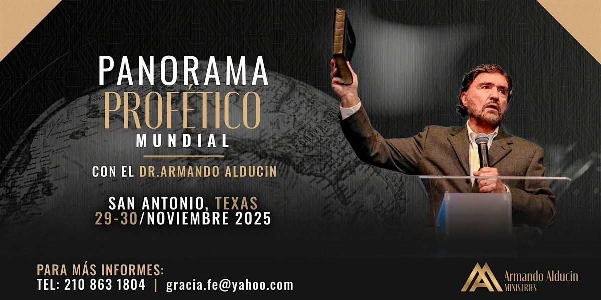 Seminario Panorama Prof\u00e9tico Mundial - Enlace registro d\u00eda - Domingo