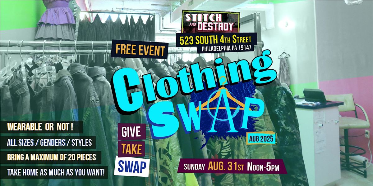 Clothing Swap- AUGUST