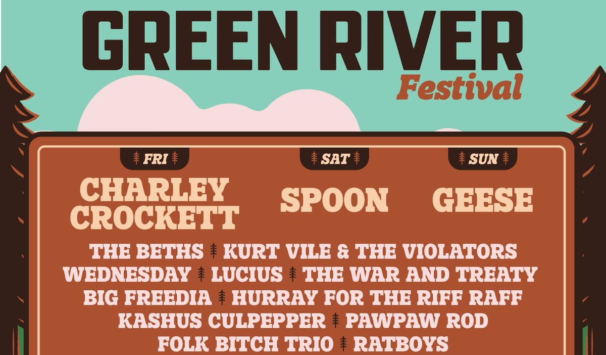 Green River Festival: Charley Crockett  Spoon & Geese - 3 Day Pass