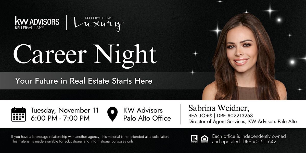 Career Night: Your Future in Real Estate Starts Here