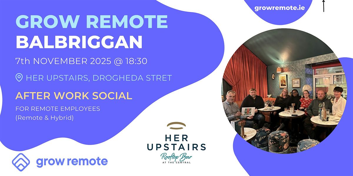 After work Social for Remote and Hybrid employees in Balbriggan