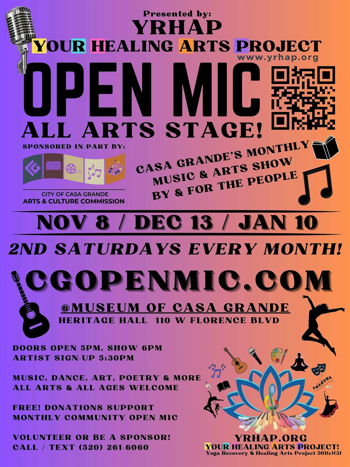 Open Mic & More! All Arts Community Stage