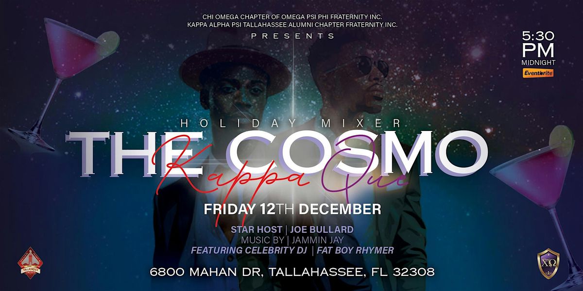 KAPPA | QUE "THE COSMO" Holiday Mixer