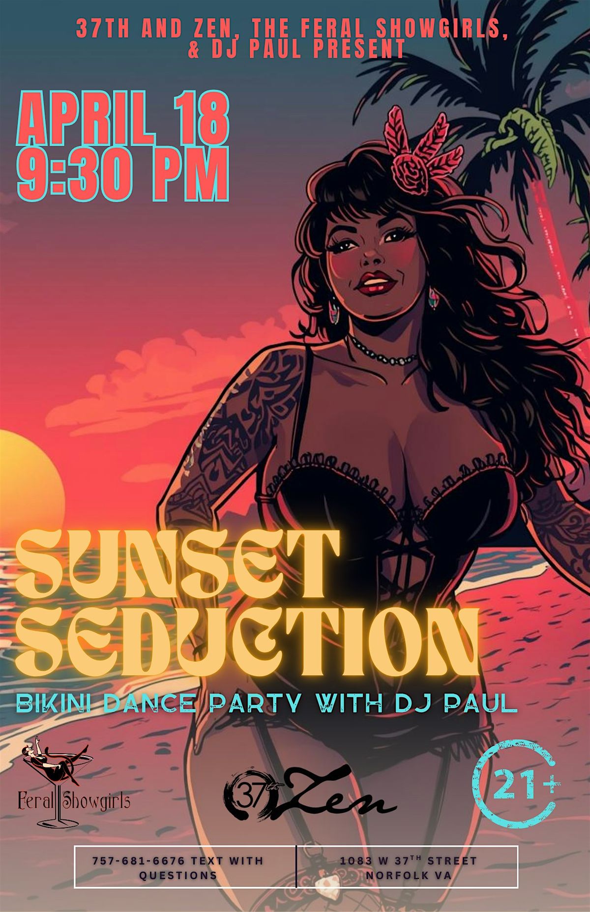 Sunset Seduction: Bikini Dance Party with DJ Paul!