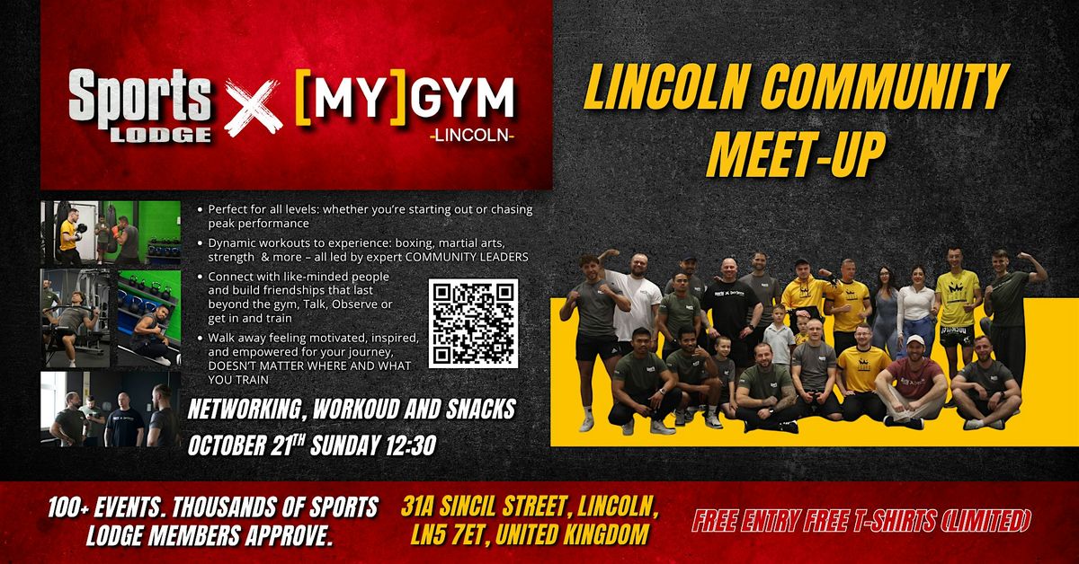 Sports Lodge x My GYM Lincoln: Community meet-up