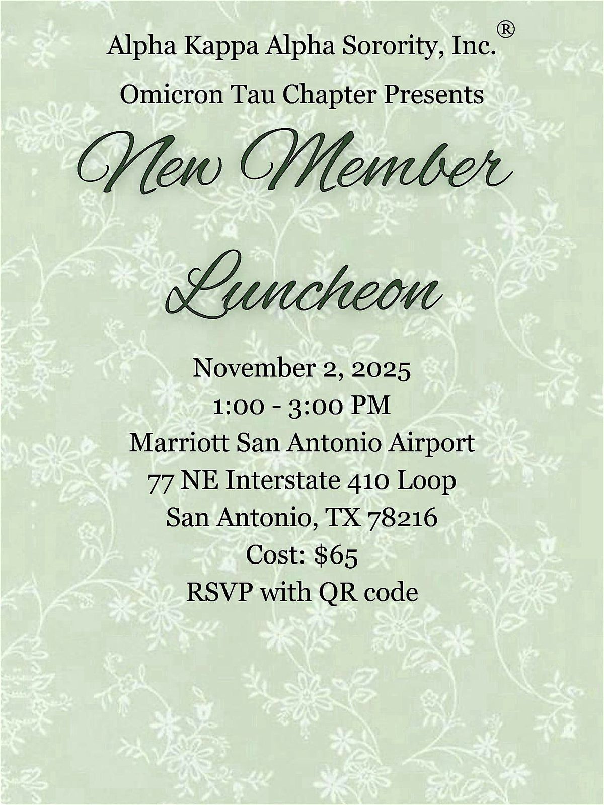 New Member Luncheon