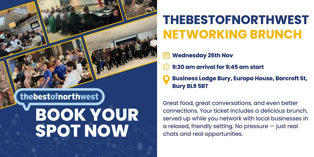 thebestofnorthwest Networking Brunch - 26th November 2025