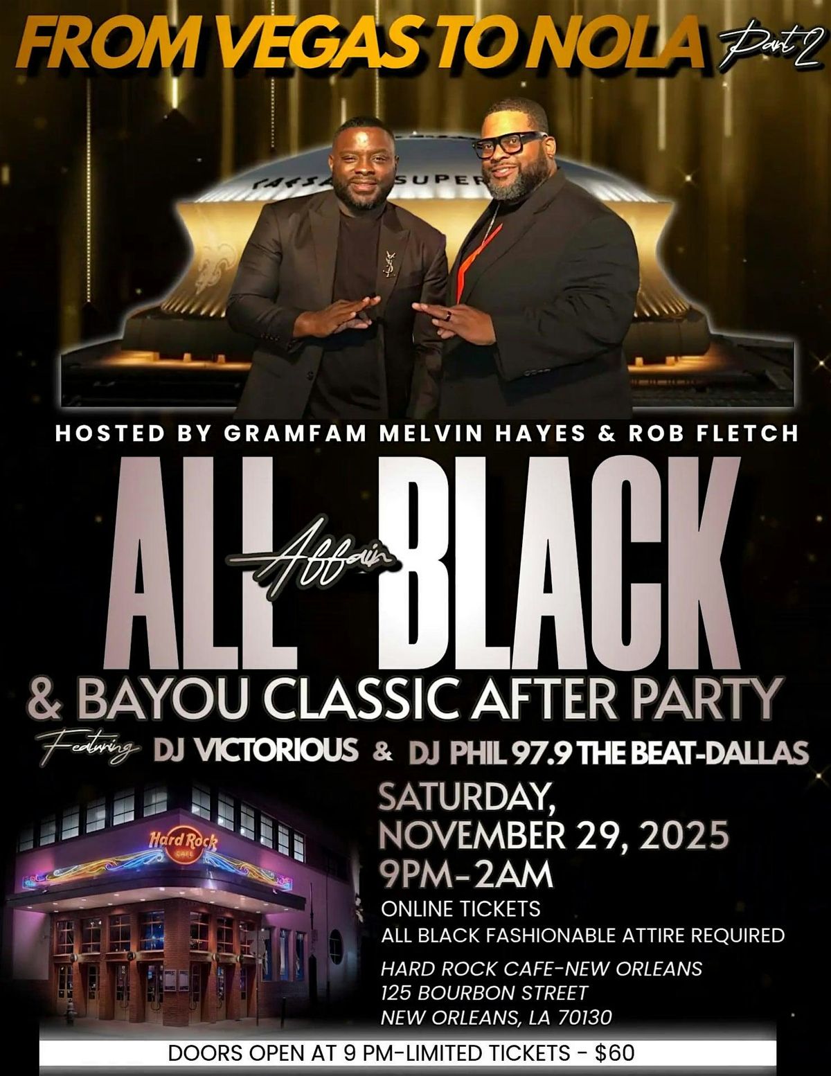 All Black Affair & Bayou Classic After Party