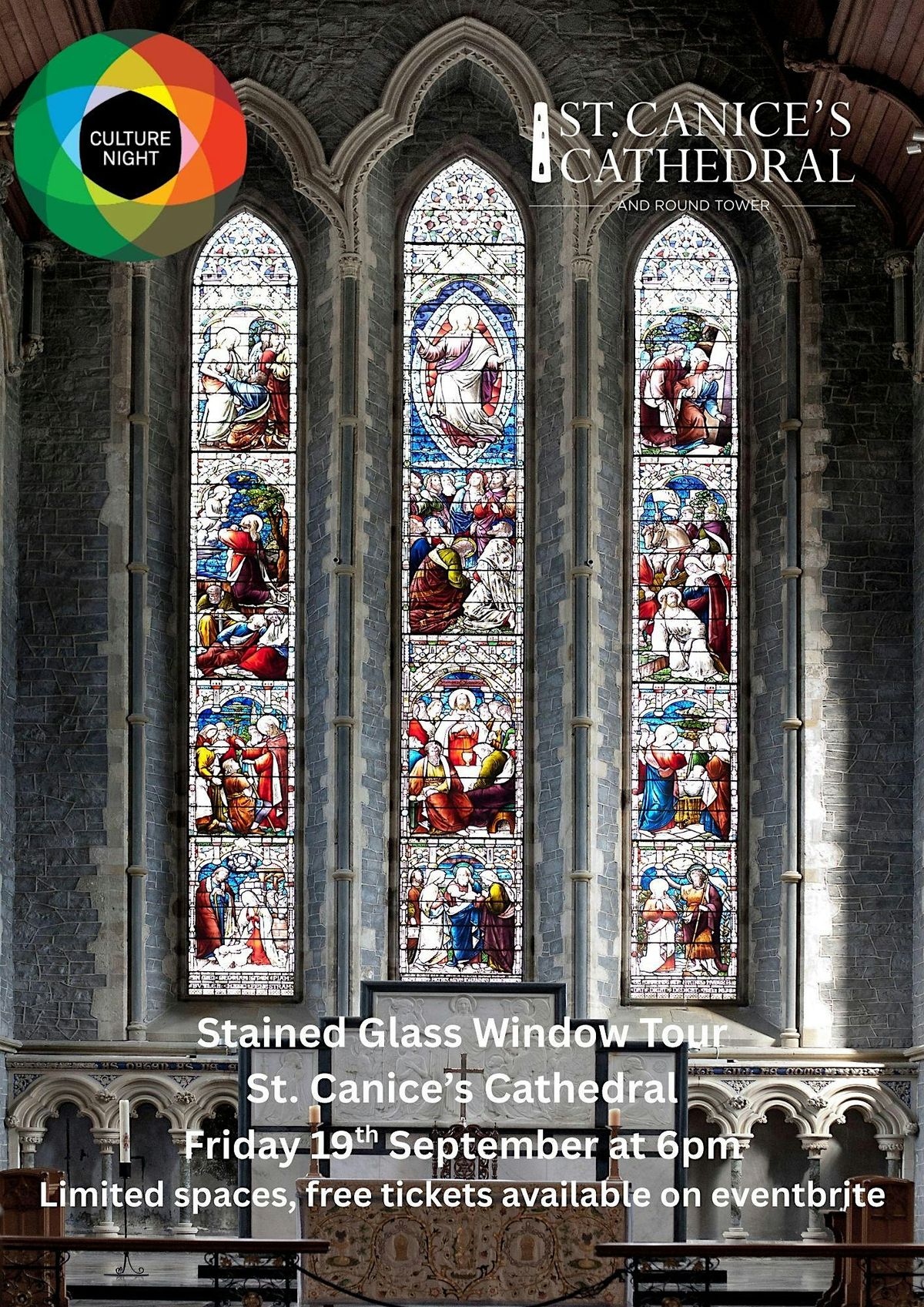 Stained Glass Window Tour - Culture Night at St. Canice's Cathedral and ...
