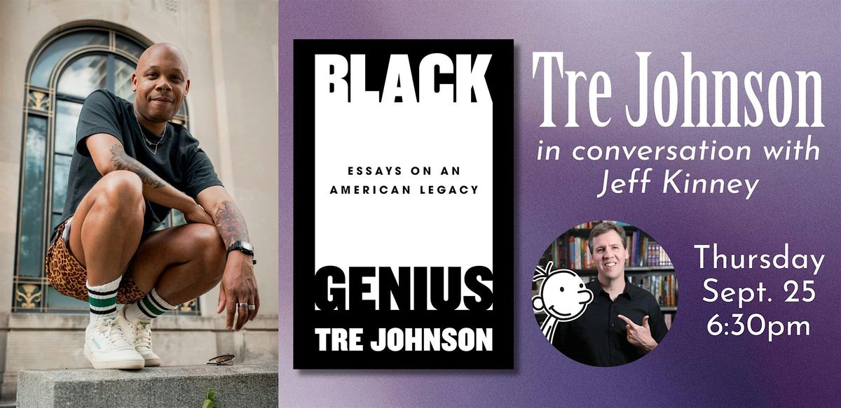 Tre Johnson with Jeff Kinney