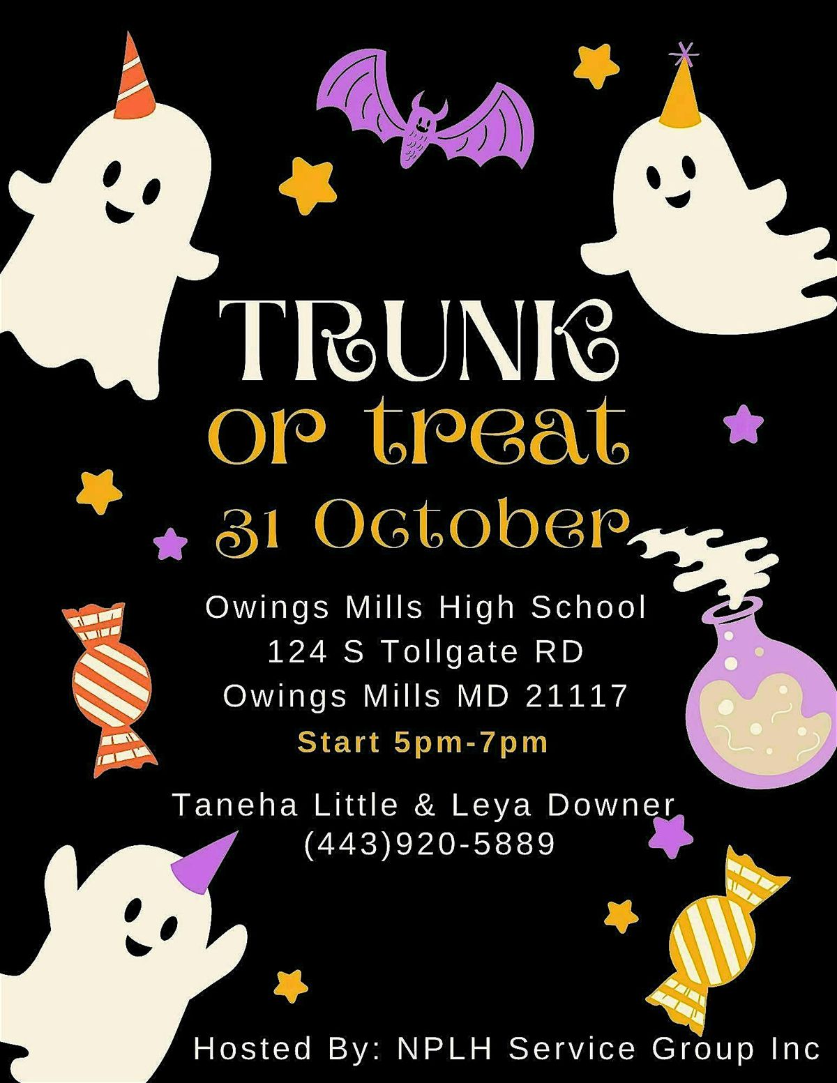 2nd ANNUAL TRUNK OR TREAT