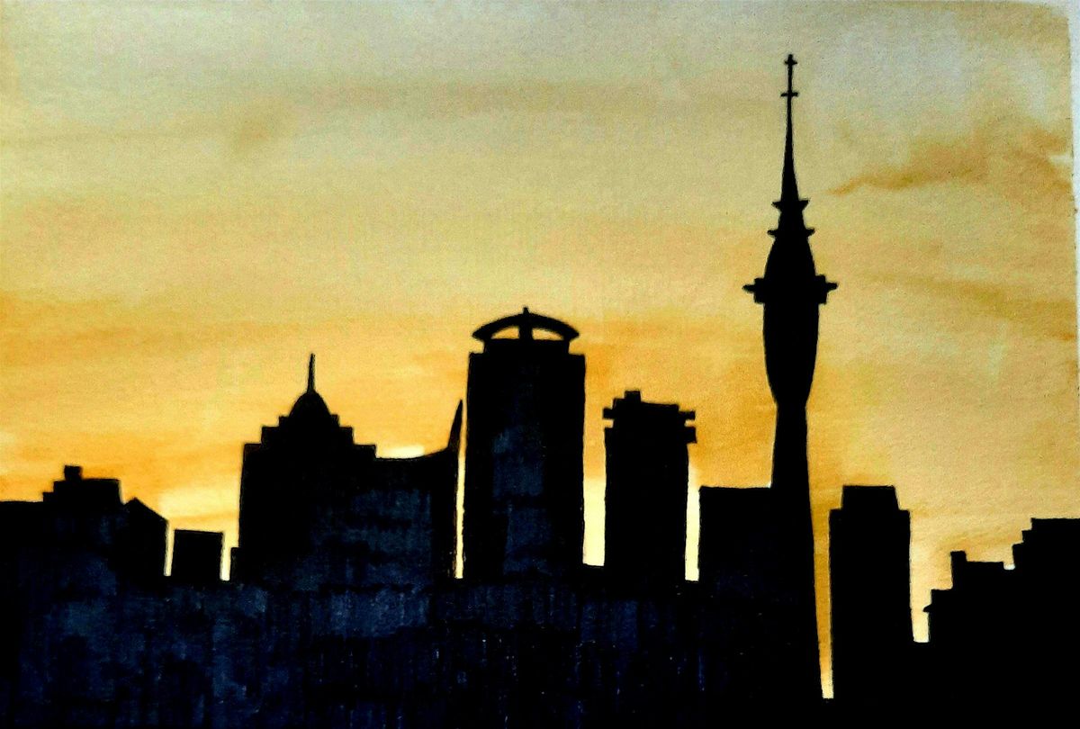 Sip n Paint: Auckland Skyline