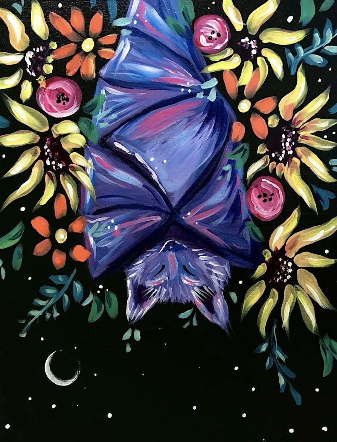 Nocturnal Petals Paint Night