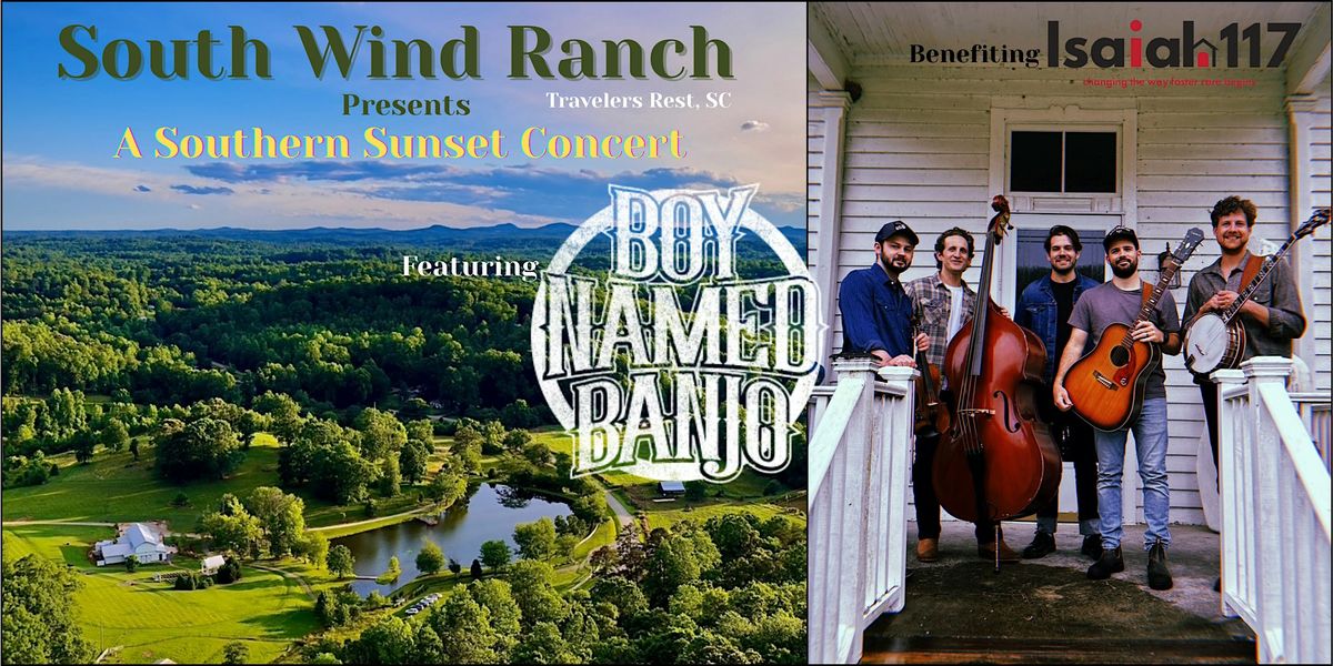 Southern Sunset Concert Featuring Boy Named Banjo
