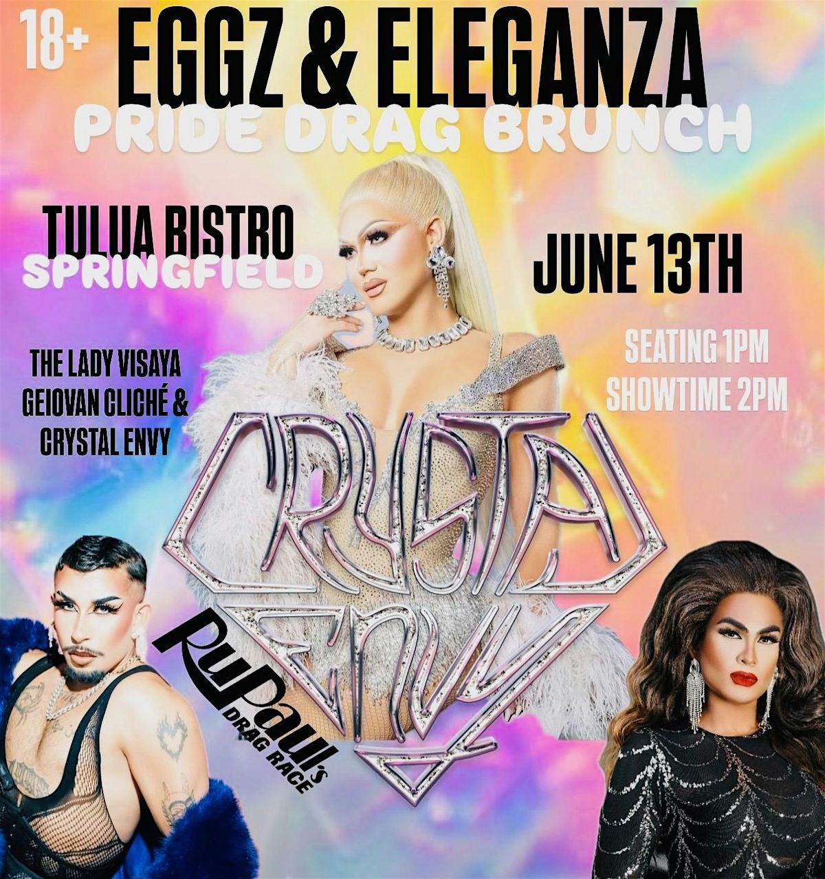 Eggz & Eleganza Drag Brunch 06\/13 Tulua Springfield