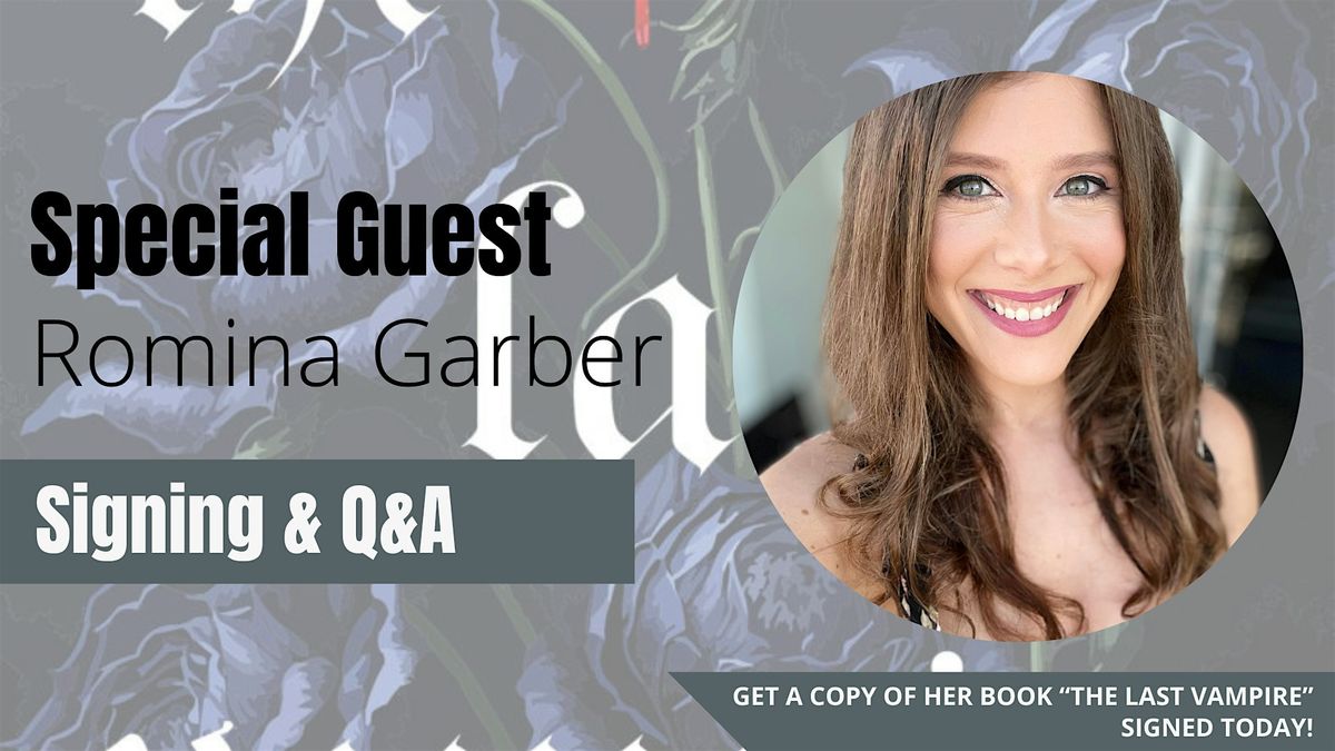 Meet and Greet with Romina Garber!