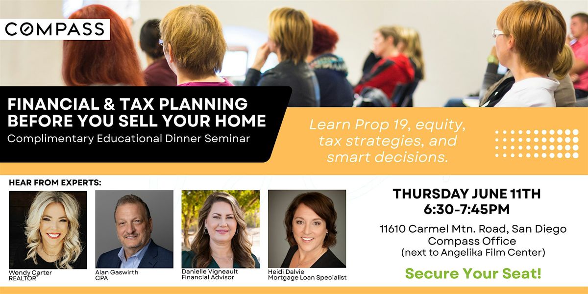 Financial and Tax Planning Before You Sell
