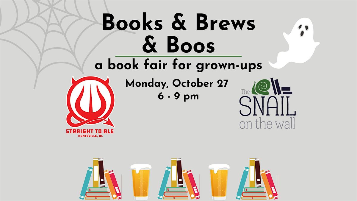Early Access ticket, Books & Brews & Boos book fair for grown-ups