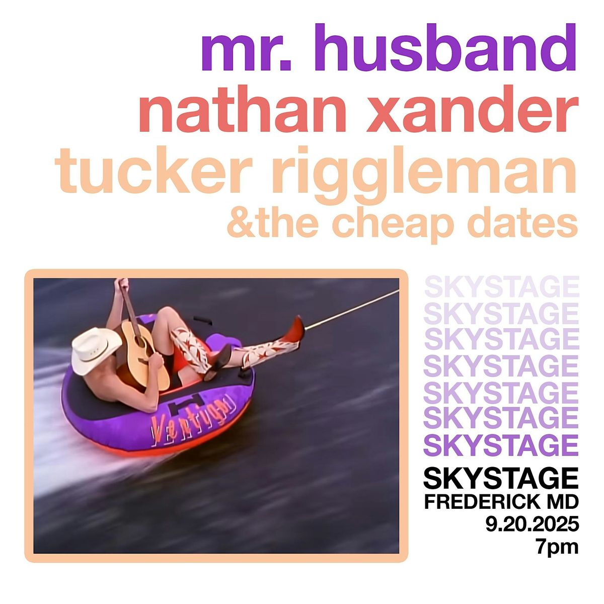 Concert: Mr. Husband, Nathan Zander, Tucker Riggleman & the Cheap Dates