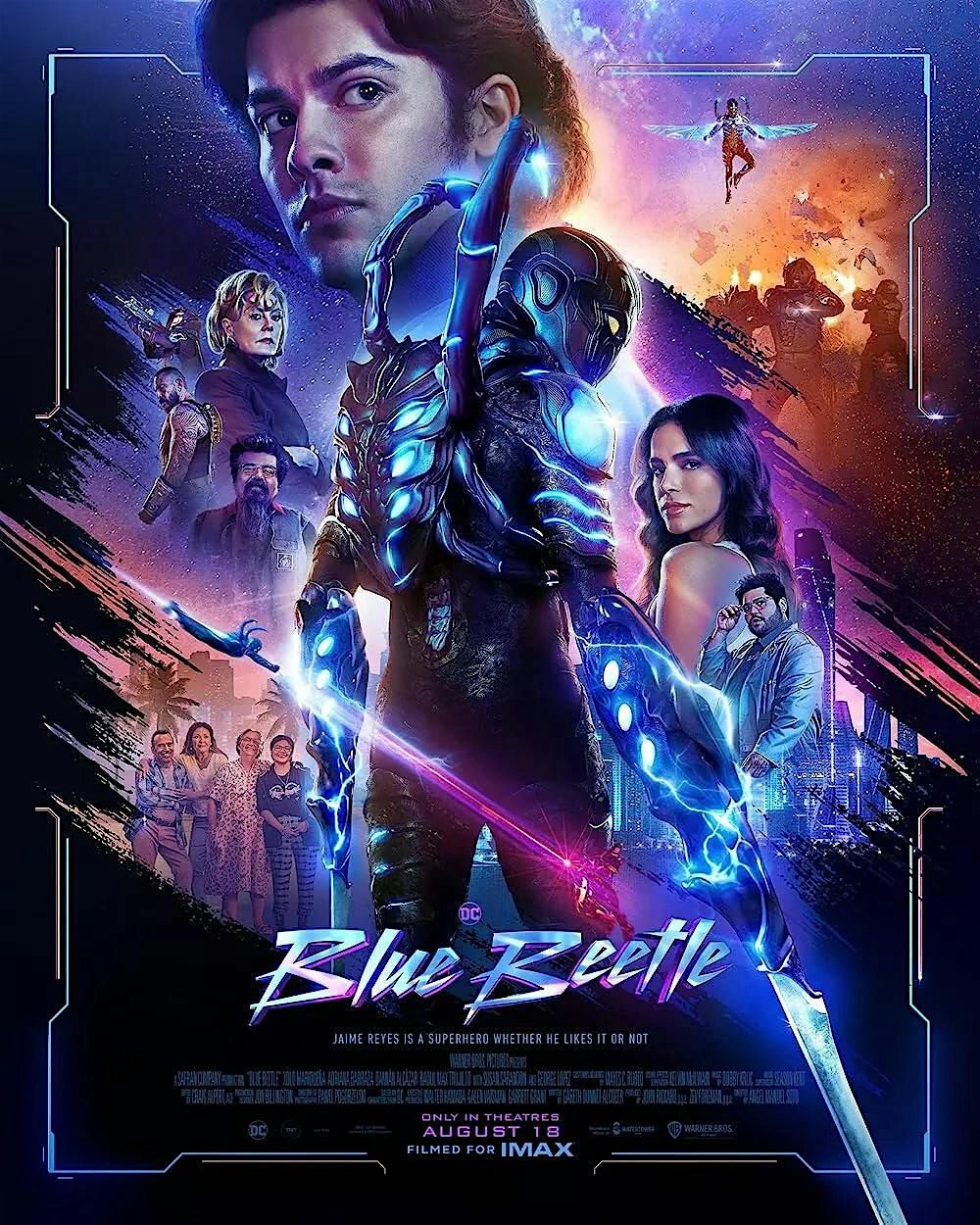 Pel\u00edculas en la biblioteca! Movies in the library! Blue Beetle