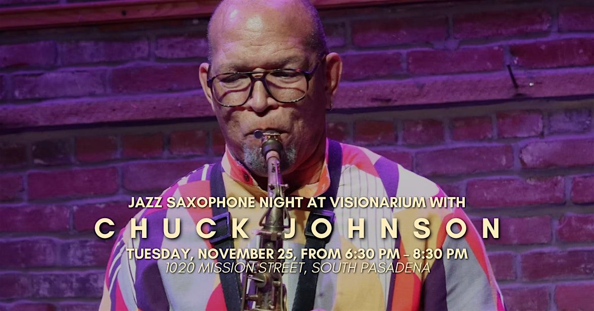 \u2728 Jazz Saxophone Night at Visionarium! \u2728