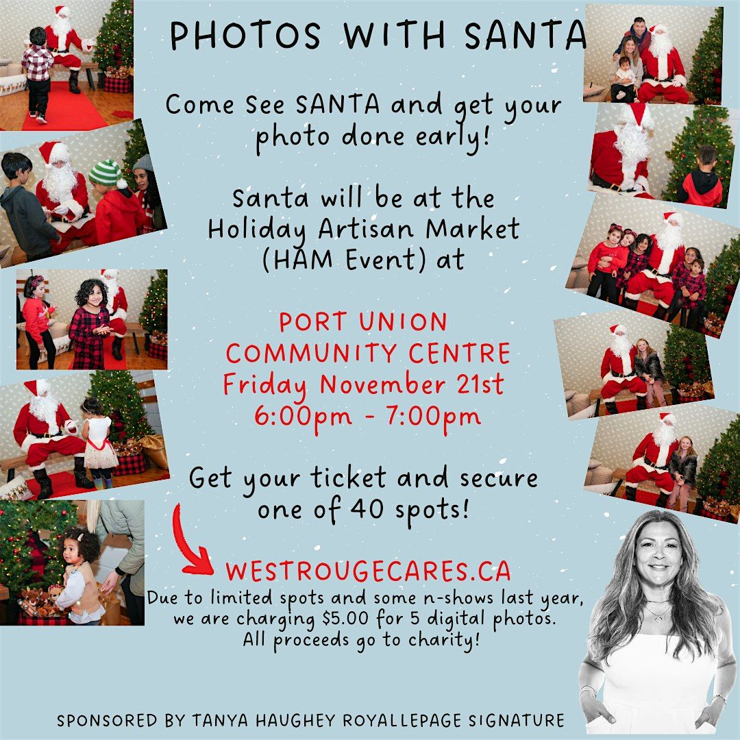 Photos with SANTA!!