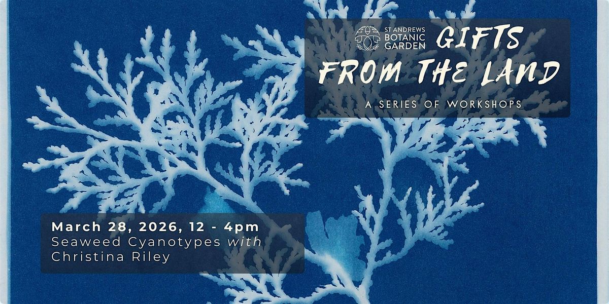 Gifts from the Land: Seaweed Cyanotypes with Christina Riley