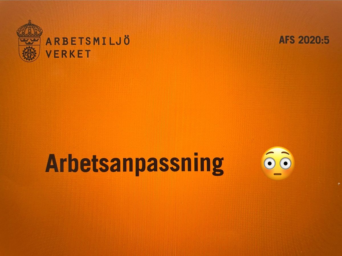 Vad Innebär Arbetsmiljöverkets Nya Föreskrift Om Anpassning I Praktiken ...