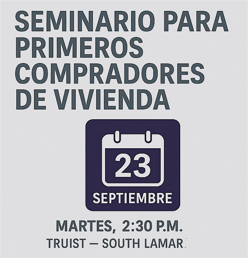 Seminario Para Primeros Compradores de Vivienda