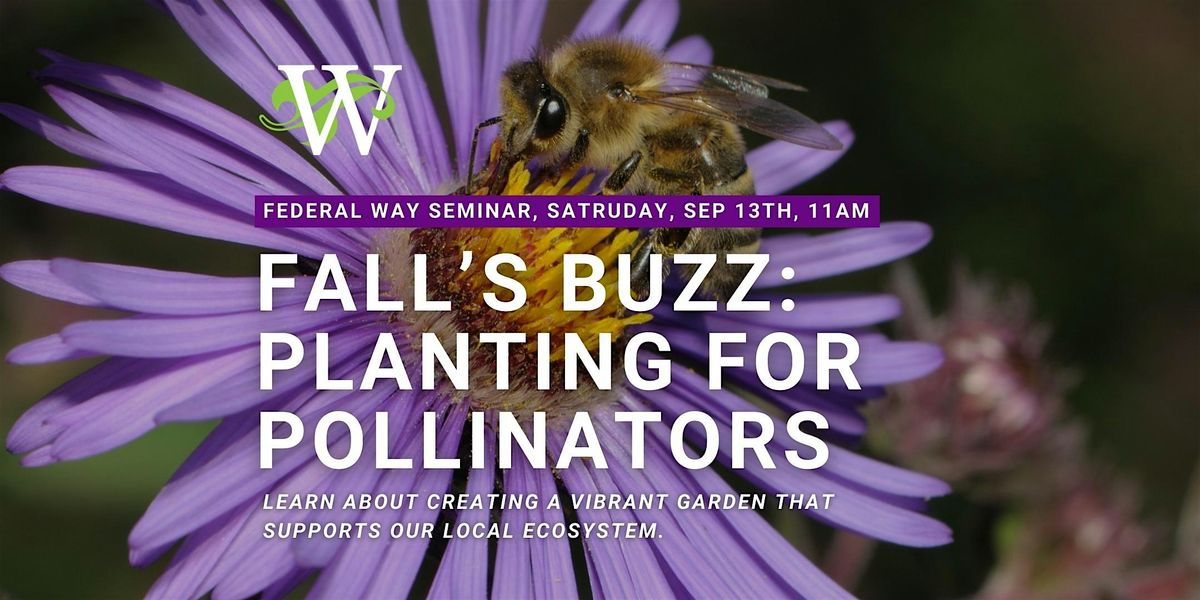 Fall's Buzz: Planting Fall & Winter Pollinators Seminar - Federal Way