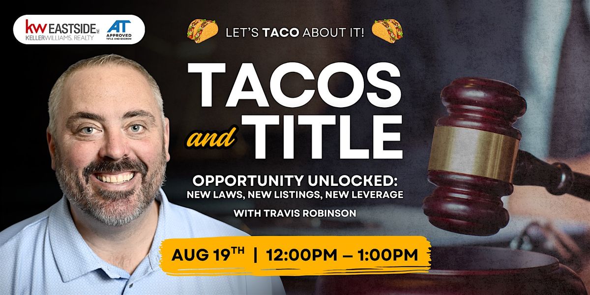 Opportunity Unlocked: New Laws, New Listings, New Leverage