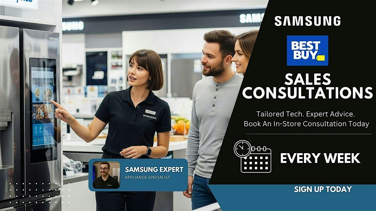 Samsung Appliance Appointment Based Sales Consultations - Oakville