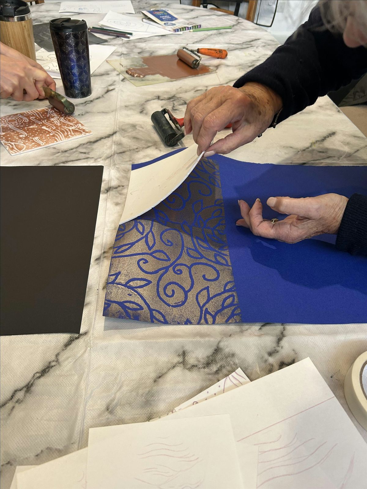 Repeat after me - learn the basic art of repeat pattern printmaking at ...