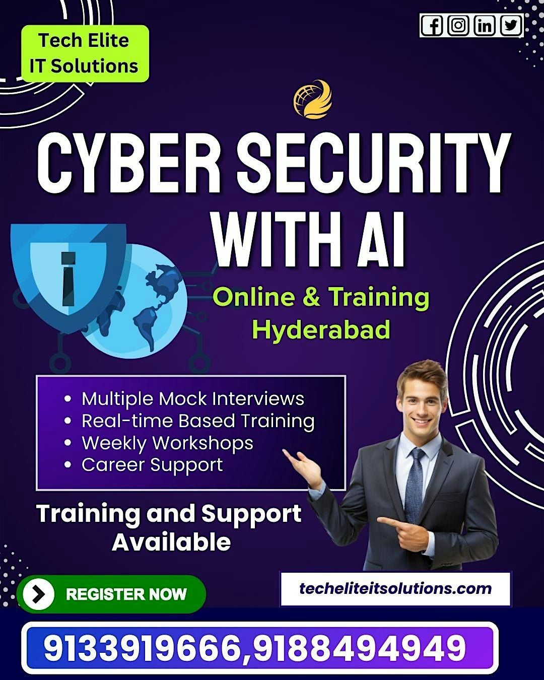 FREE Cyber Security with AI Training Workshop \u2013 Hyderabad