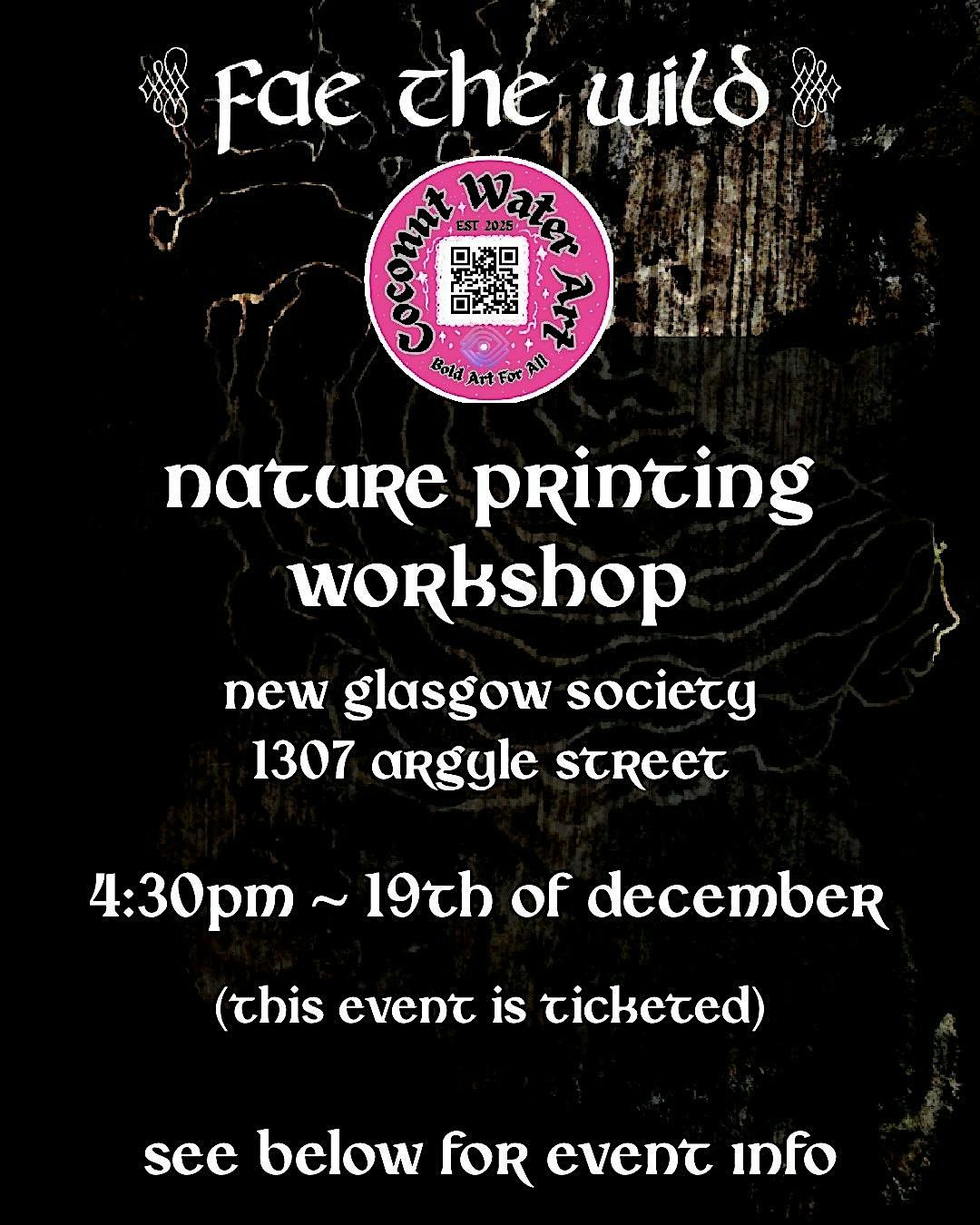 Nature Printing Workshop