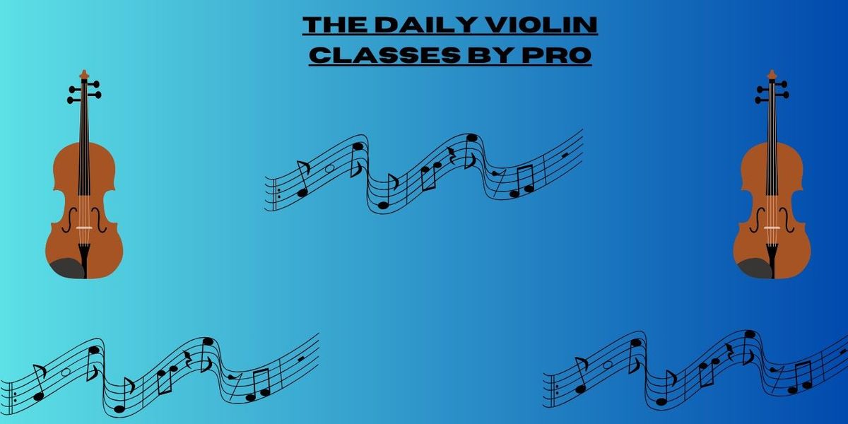 The daily violin classes by pro