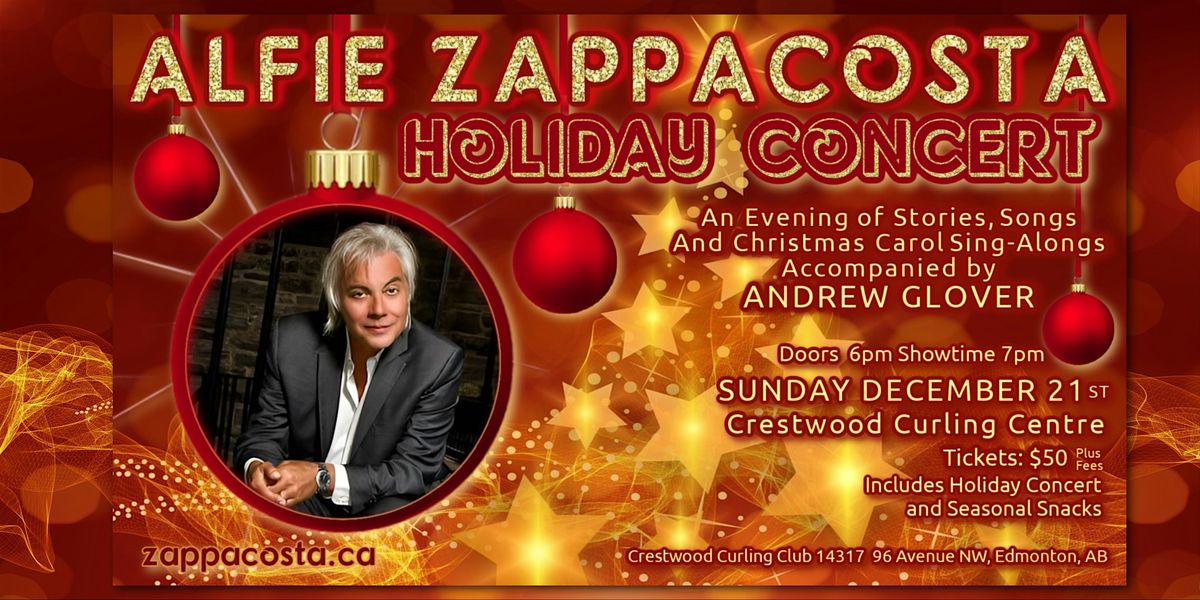 ALFIE ZAPPACOSTA 2025 HOLIDAY CONCERT