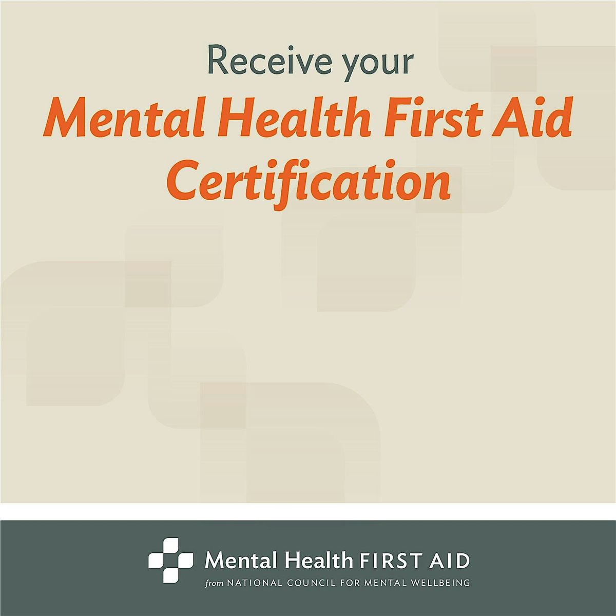 Youth Mental Health First Aid Blended In-Person
